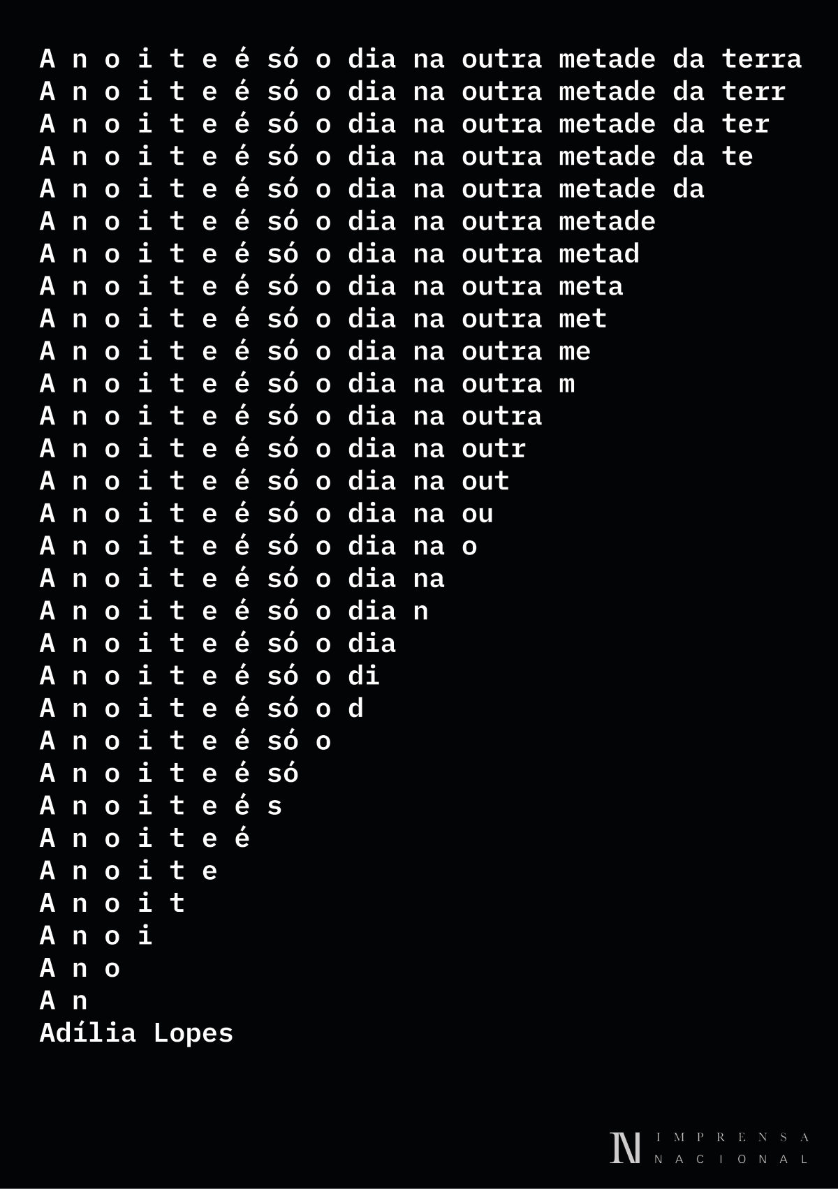 Capa de Livro | Adília Lopes