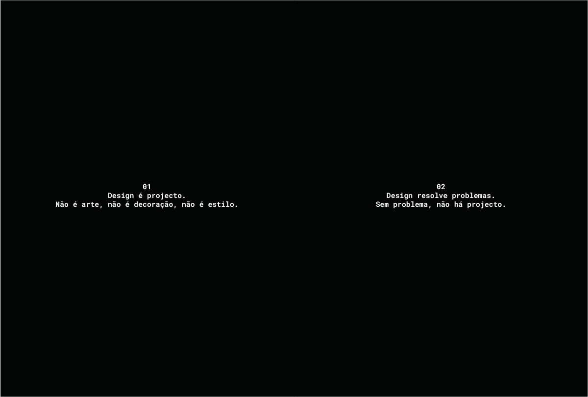 Design 0.1 | Um Regresso à Origem