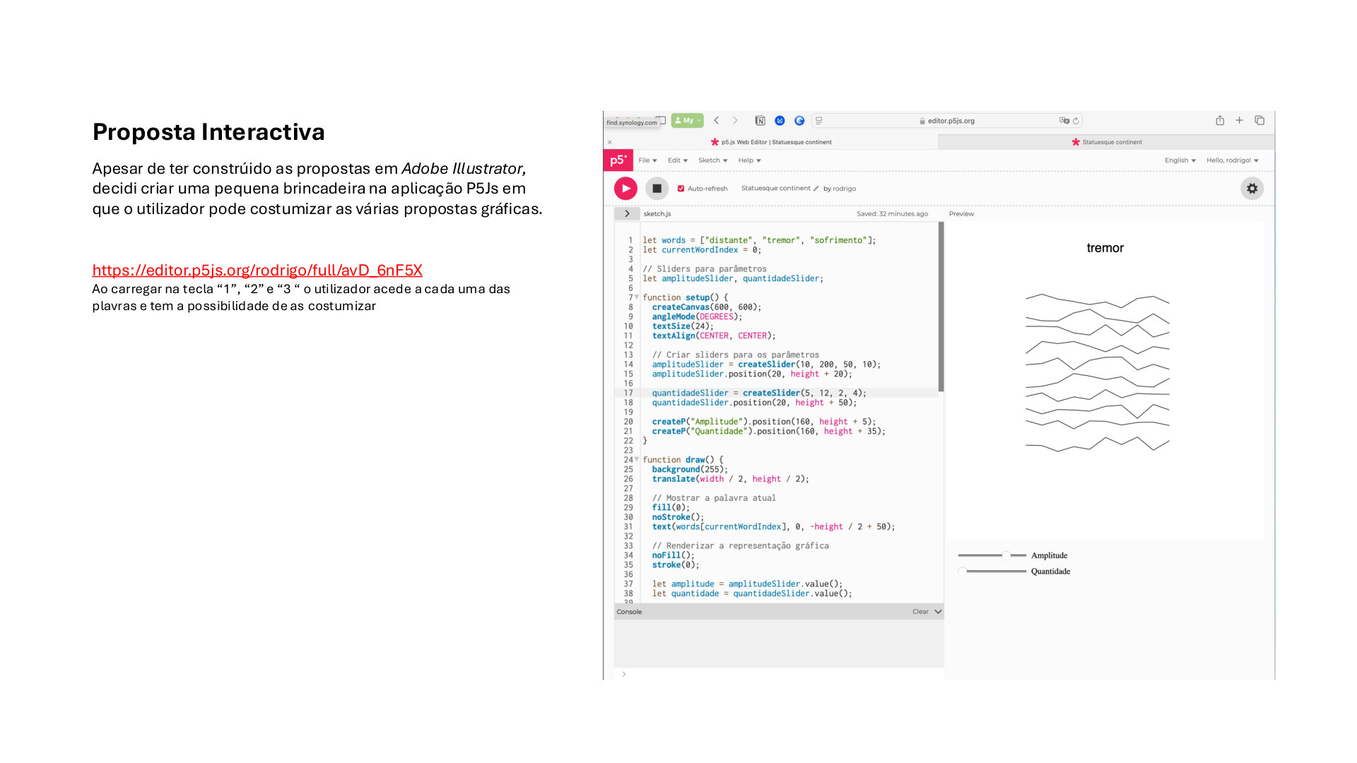 Emoção de Palavras