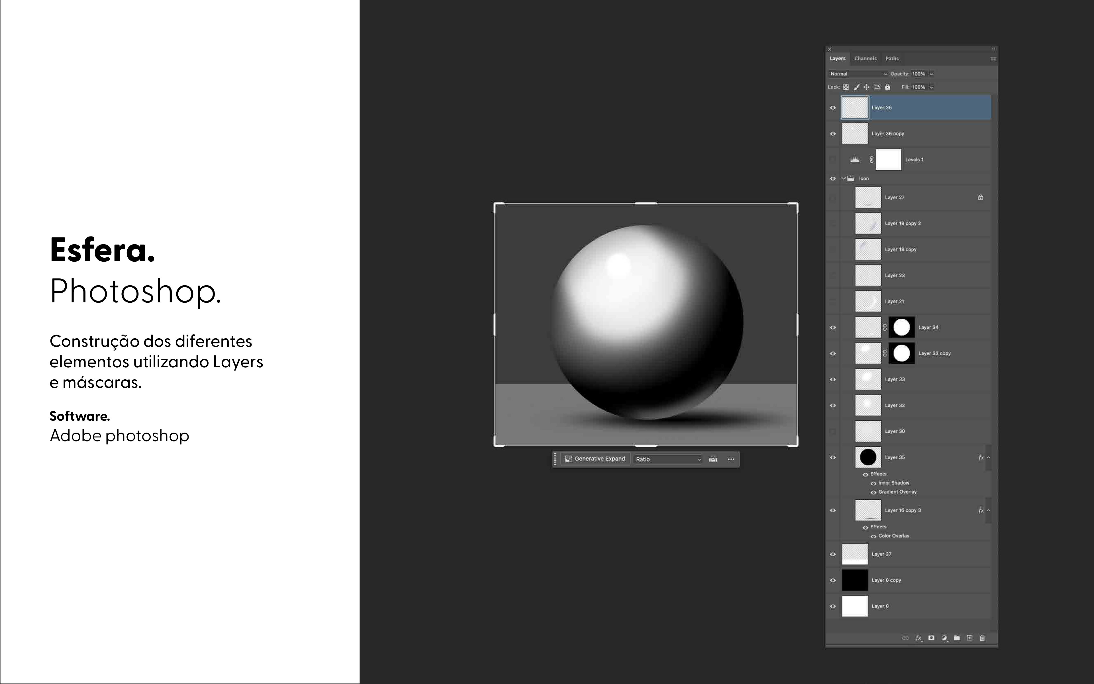 Esfera | Claro/Escuro