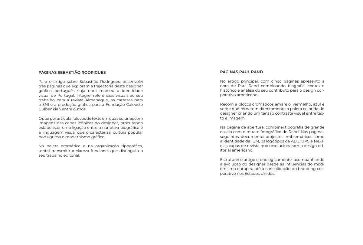 Revista Typos | Paul Rand / Sebastião Rodrigues